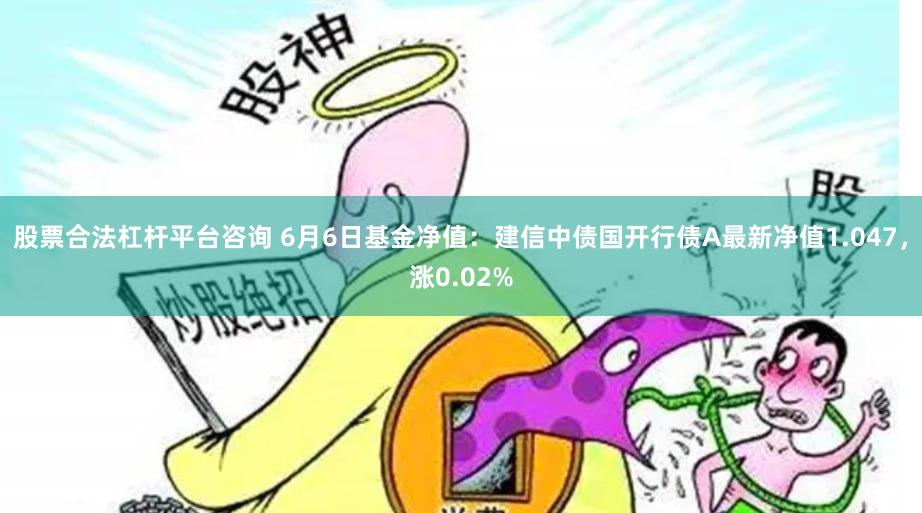 股票合法杠杆平台咨询 6月6日基金净值：建信中债国开行债A最新净值1.047，涨0.02%