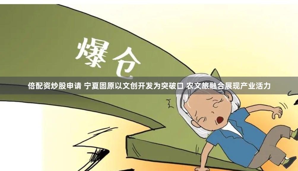 倍配资炒股申请 宁夏固原以文创开发为突破口 农文旅融合展现产业活力