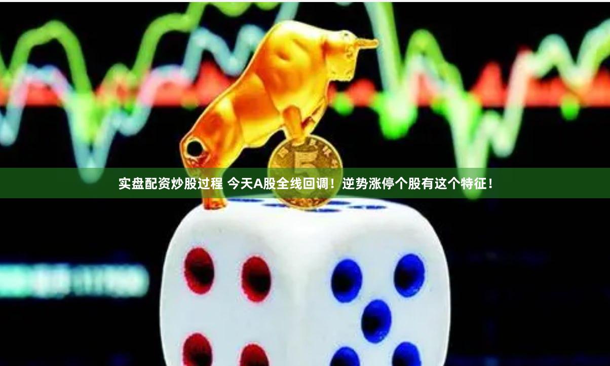 实盘配资炒股过程 今天A股全线回调！逆势涨停个股有这个特征！