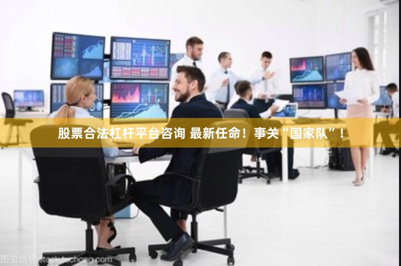 股票合法杠杆平台咨询 最新任命！事关“国家队”！